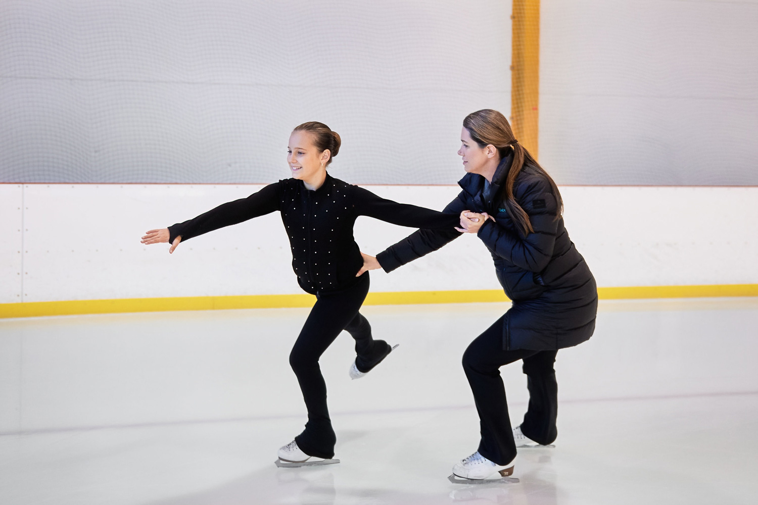 Figure skating on the ice at Erina Ice Arena